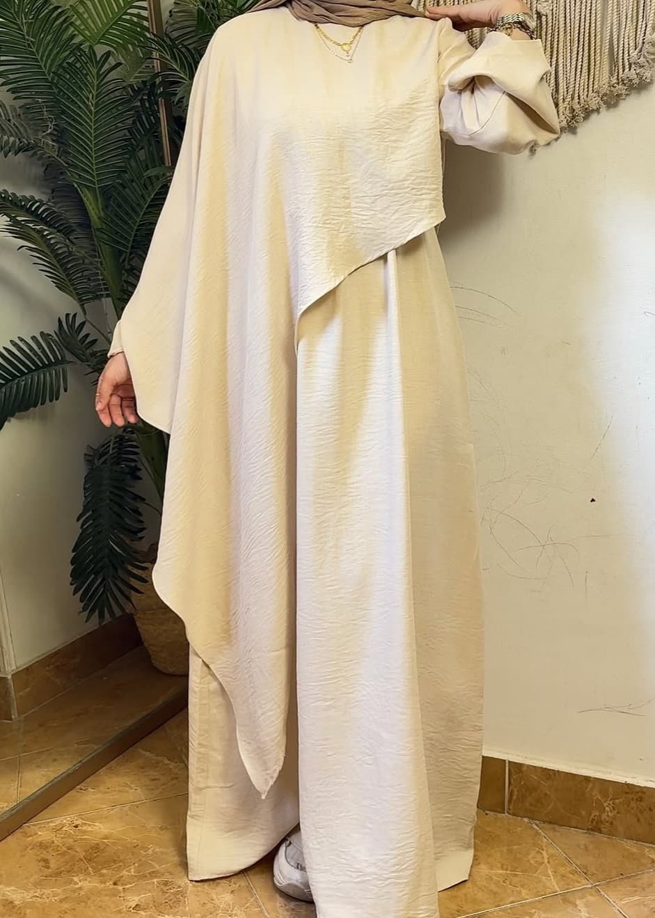 طقم بيزك كتان