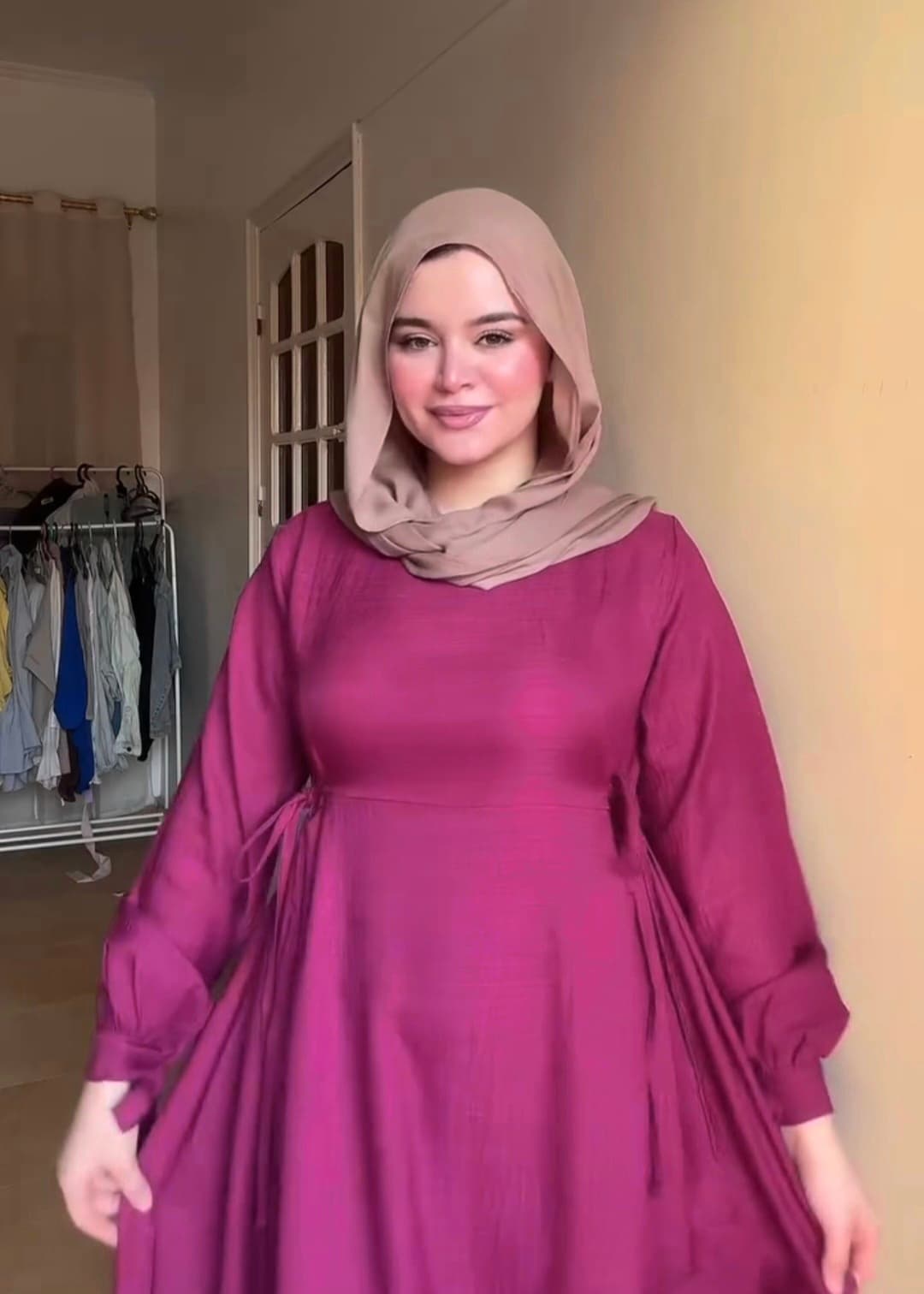 دريس كتان حزامين